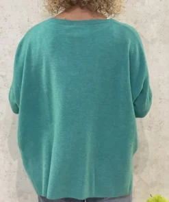 Absolut Cashmere Jumper Camille green lagoon