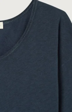 American Vintage Sonoma V Neck T-Shirt navy