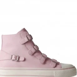 Ash Virgin Leather Trainer crystal rose