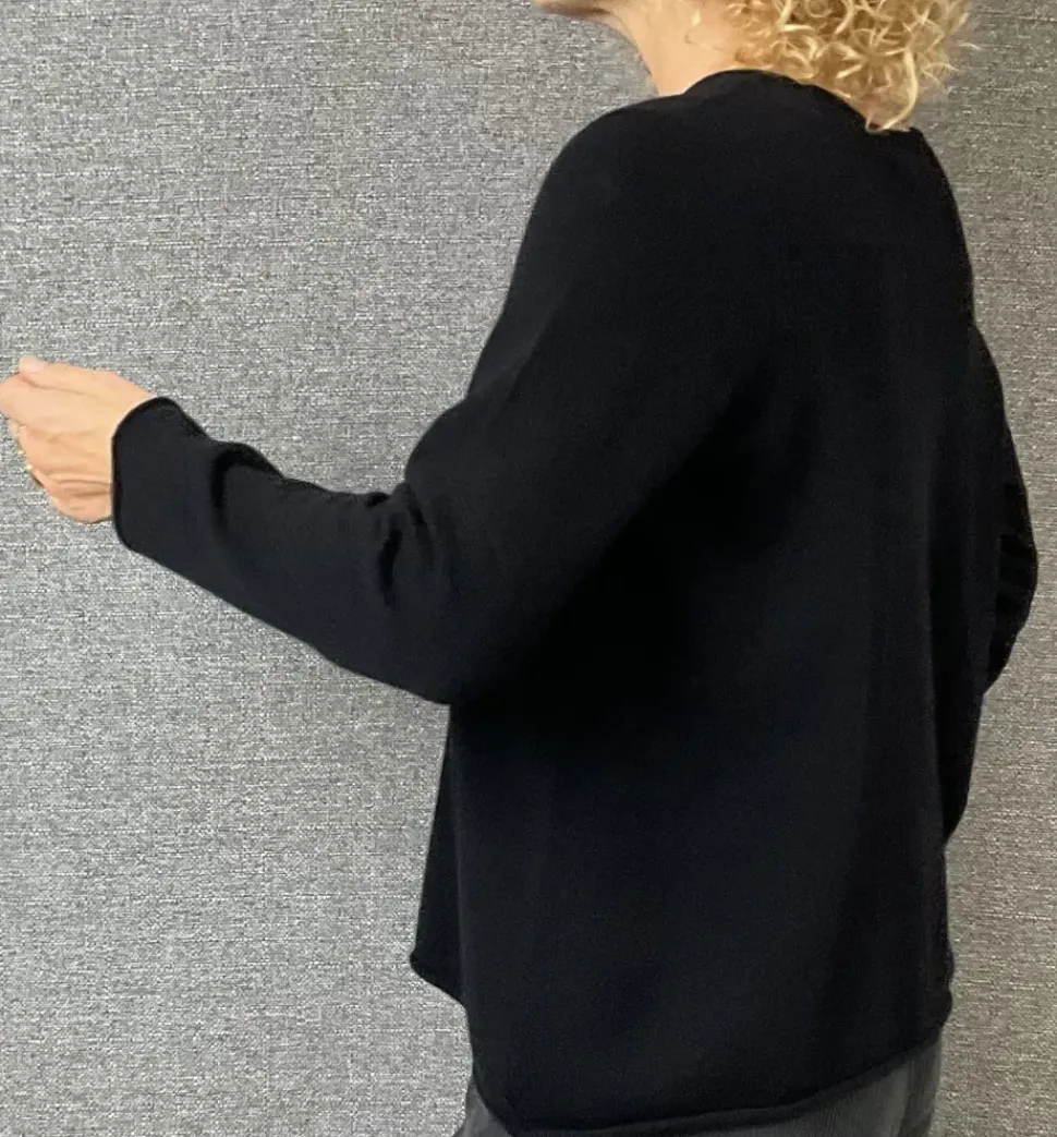 Caroline Cashmere VB Jumper black