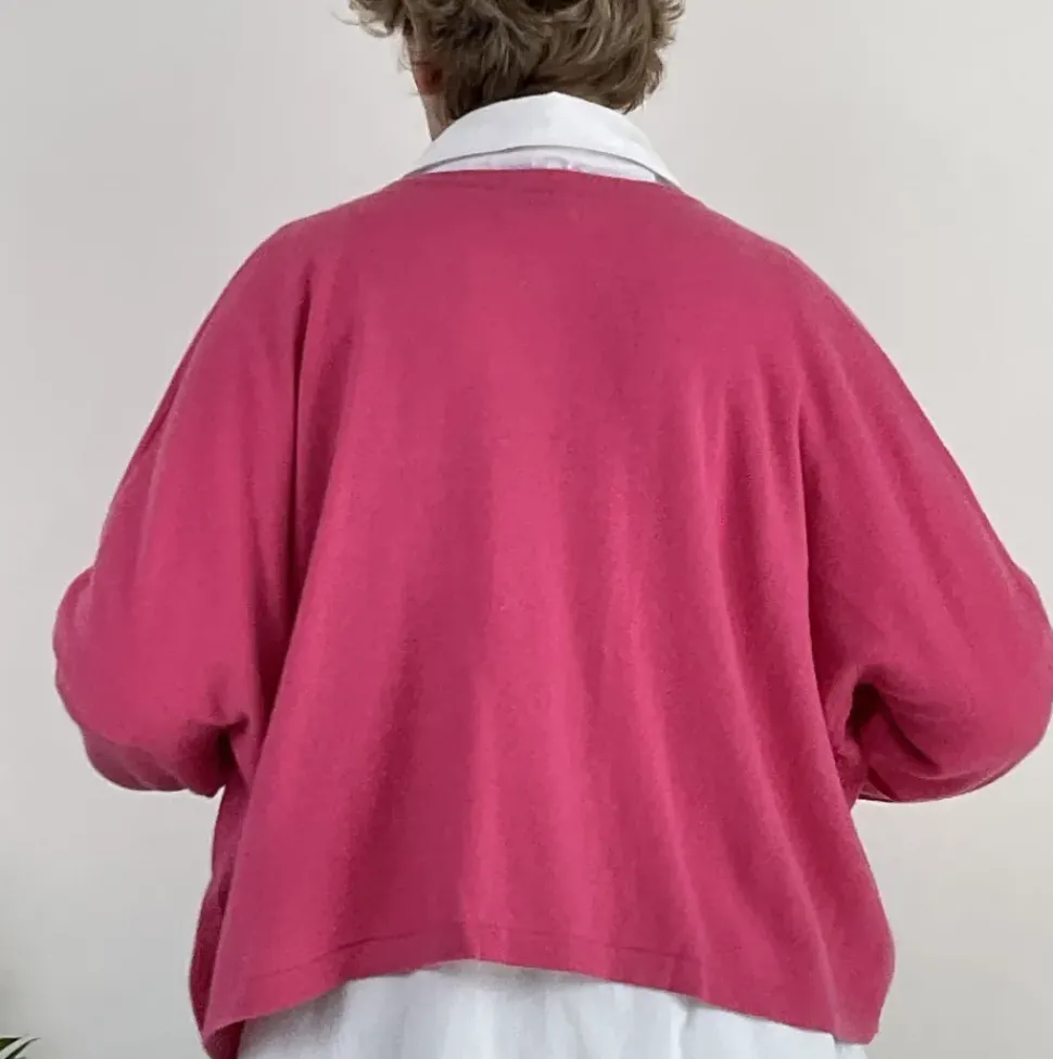 Caroline Crew Cardigan fuchsia
