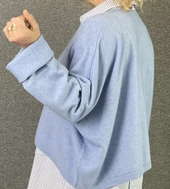 Caroline Crew Cardigan pale blue