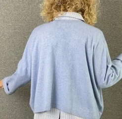 Caroline Crew Cardigan pale blue
