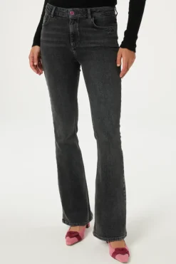 Fabienne Chapot Eva Flare Jeans washed grey