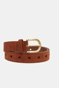 Fabienne Chapot Heart Belt cognac