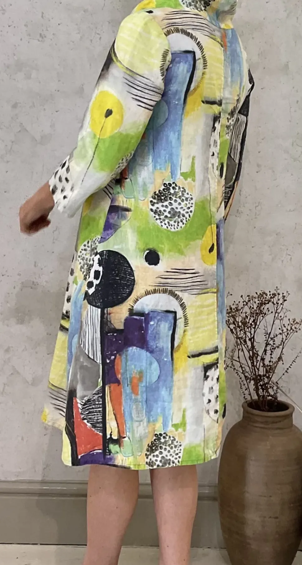 Grizas Cowl Dress brights