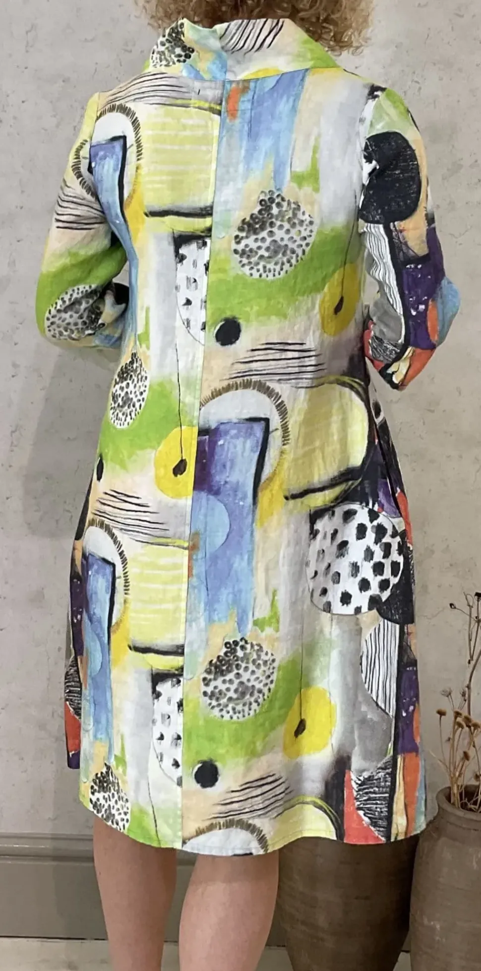 Grizas Cowl Dress brights