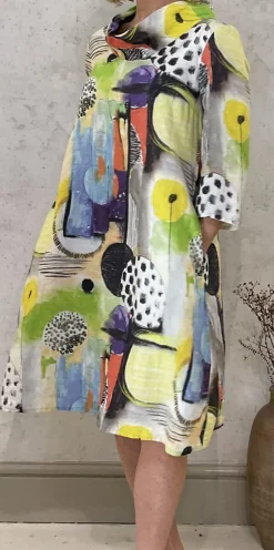 Grizas Cowl Dress brights
