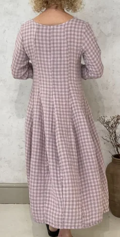 Grizas Dress pink check