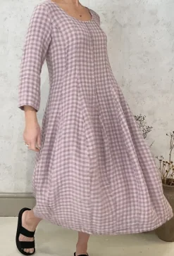 Grizas Dress pink check