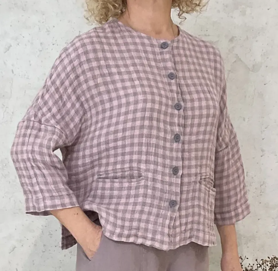 Grizas Jacket pink check