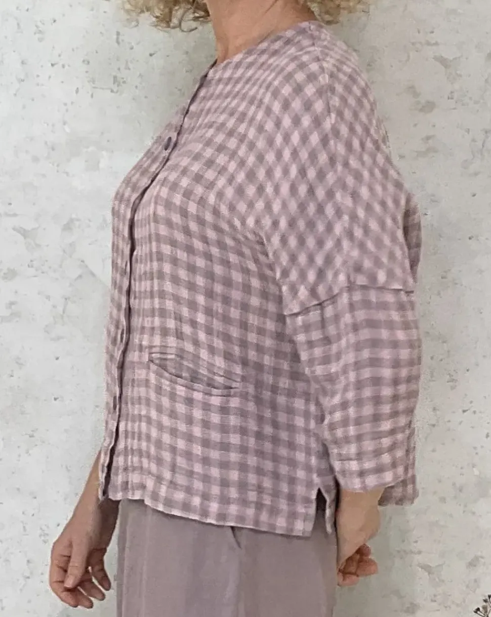 Grizas Jacket pink check