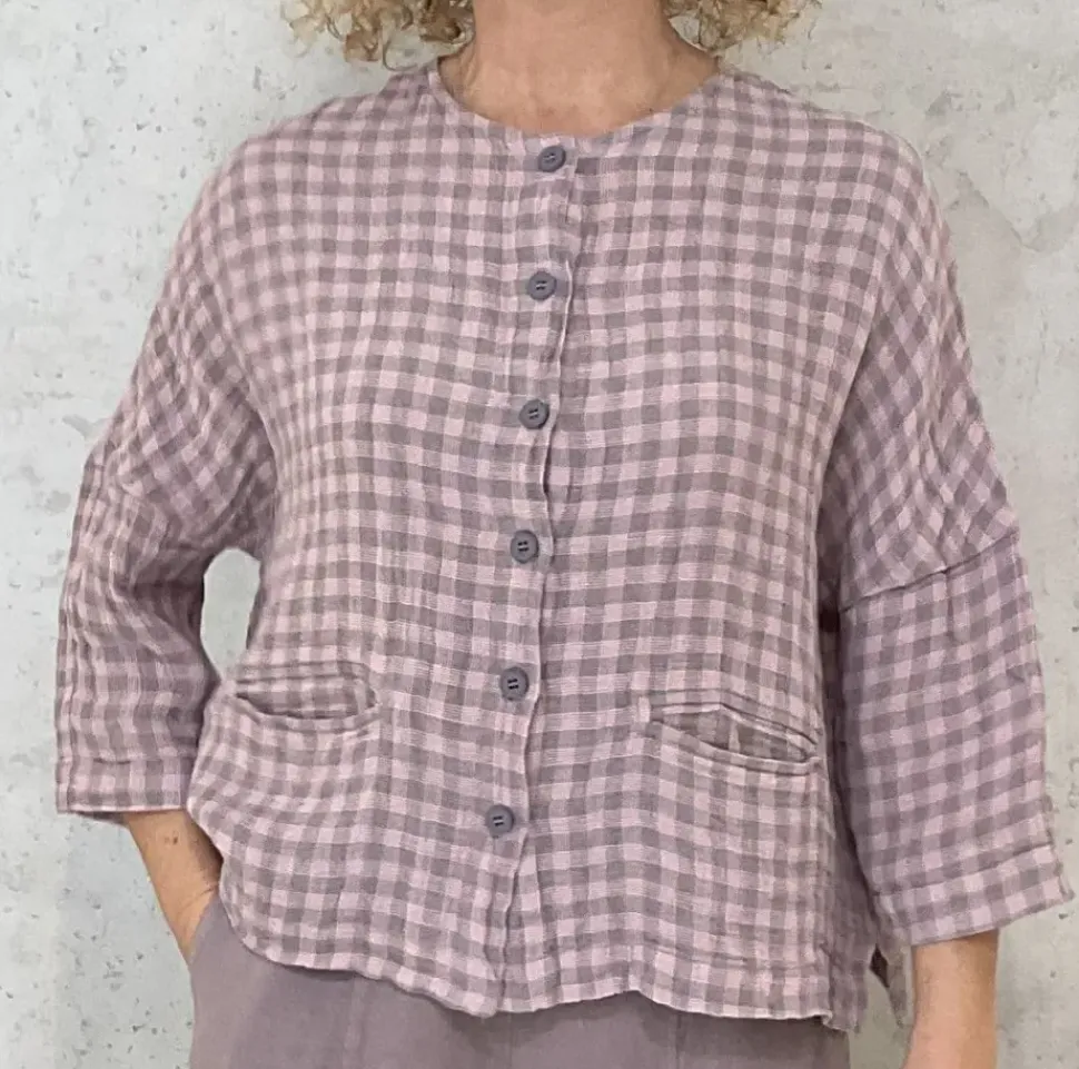 Grizas Jacket pink check