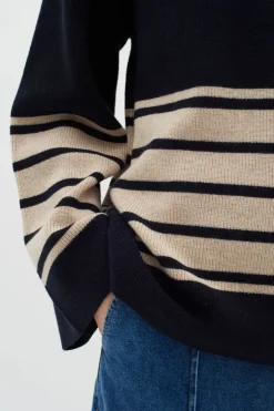 InWear Jumper Gittel black/haze melange