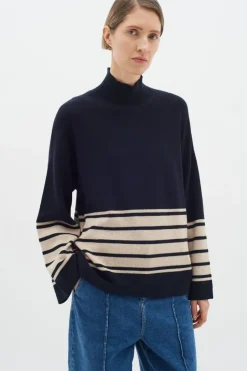 InWear Jumper Gittel black/haze melange