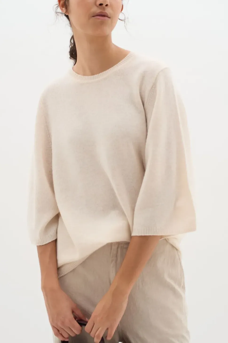 InWear Oversize Jumper Monika whisper white