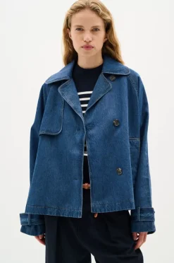 InWear Short Coat Mable Minona dark denim