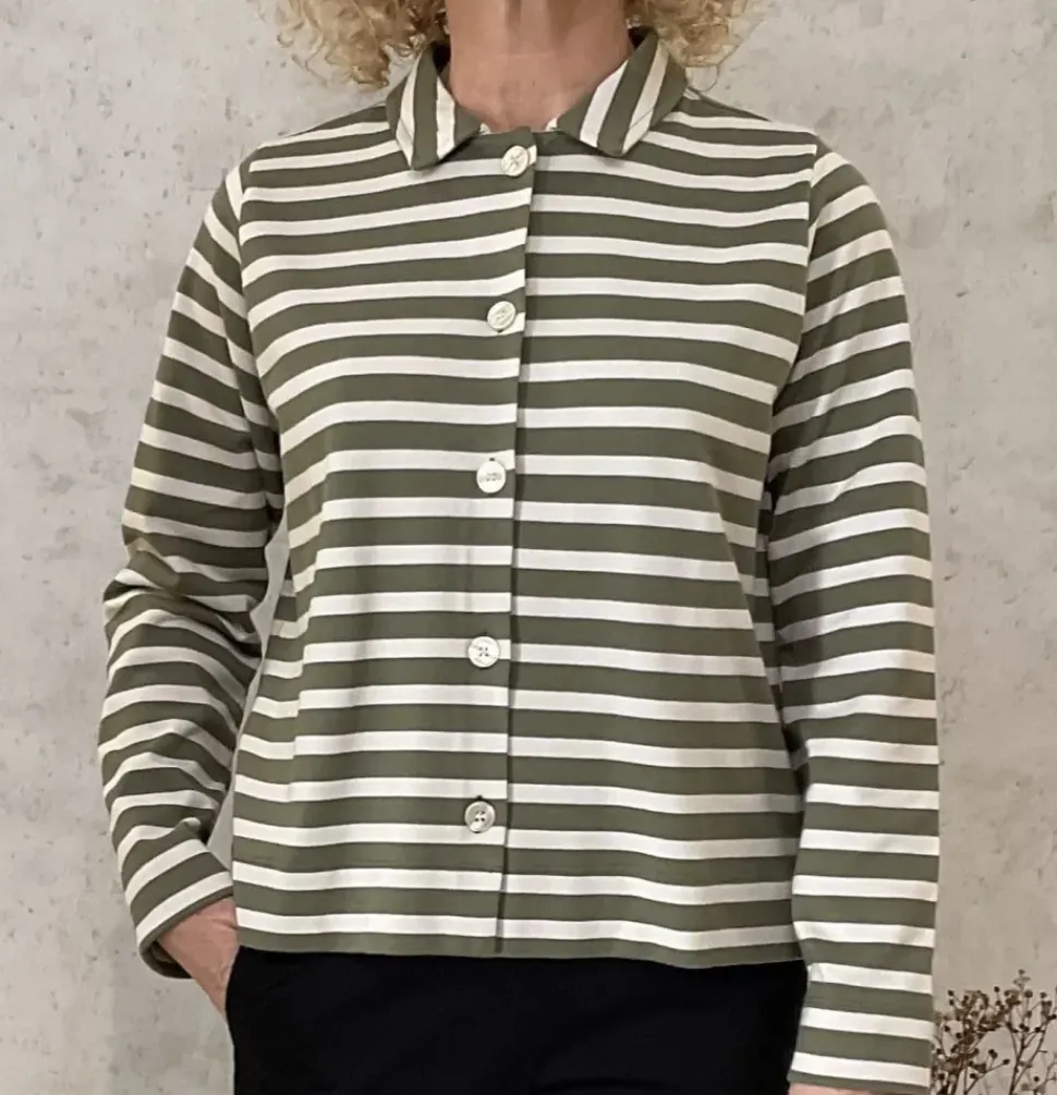 Masai Shirt Inette dark lichen