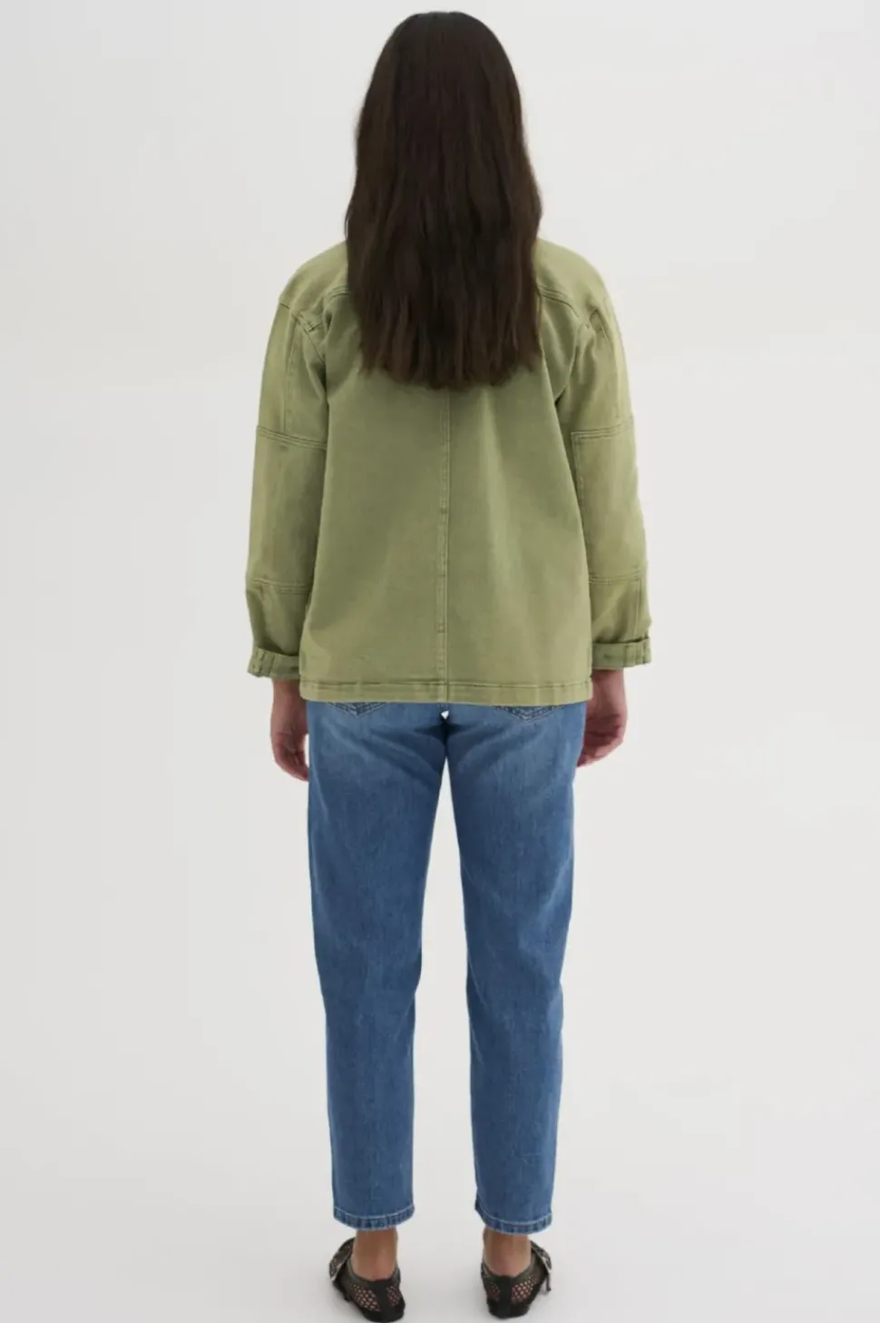 My Essential Wardrobe Army Jacket dusty olive wash