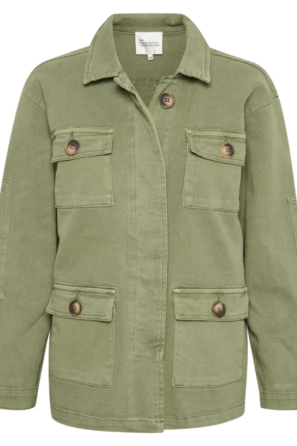 My Essential Wardrobe Army Jacket dusty olive wash