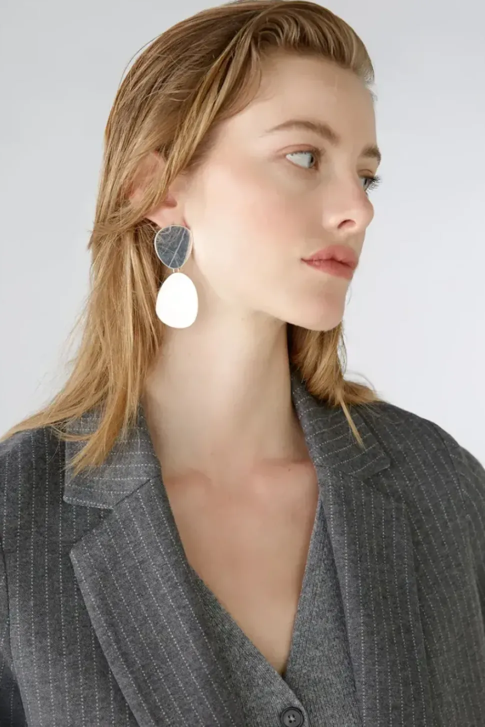 Oui Blazer grey black