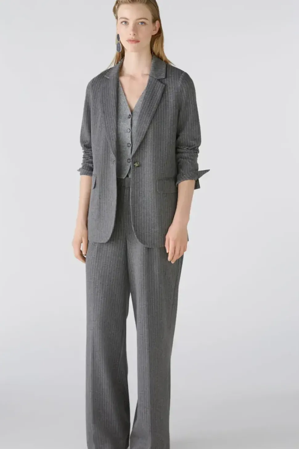 Oui Blazer grey black