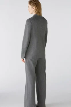 Oui Blazer grey black