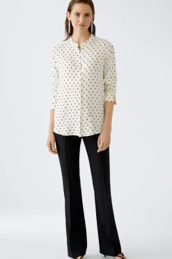 Oui Blouse offwhite/black