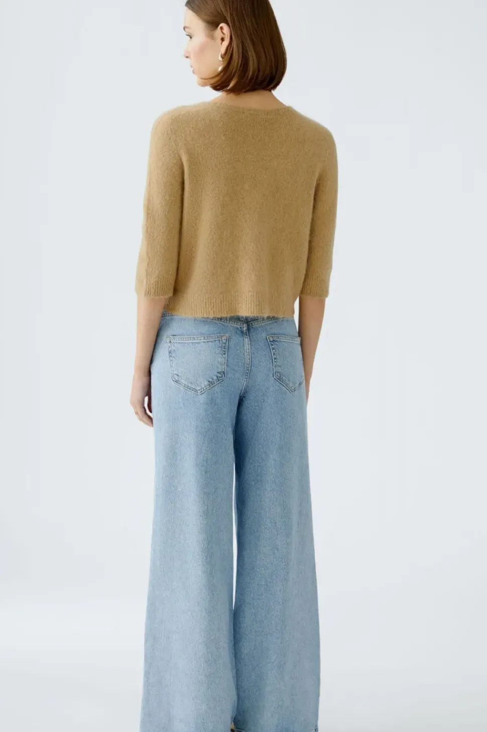 Oui Cardigan desert tan