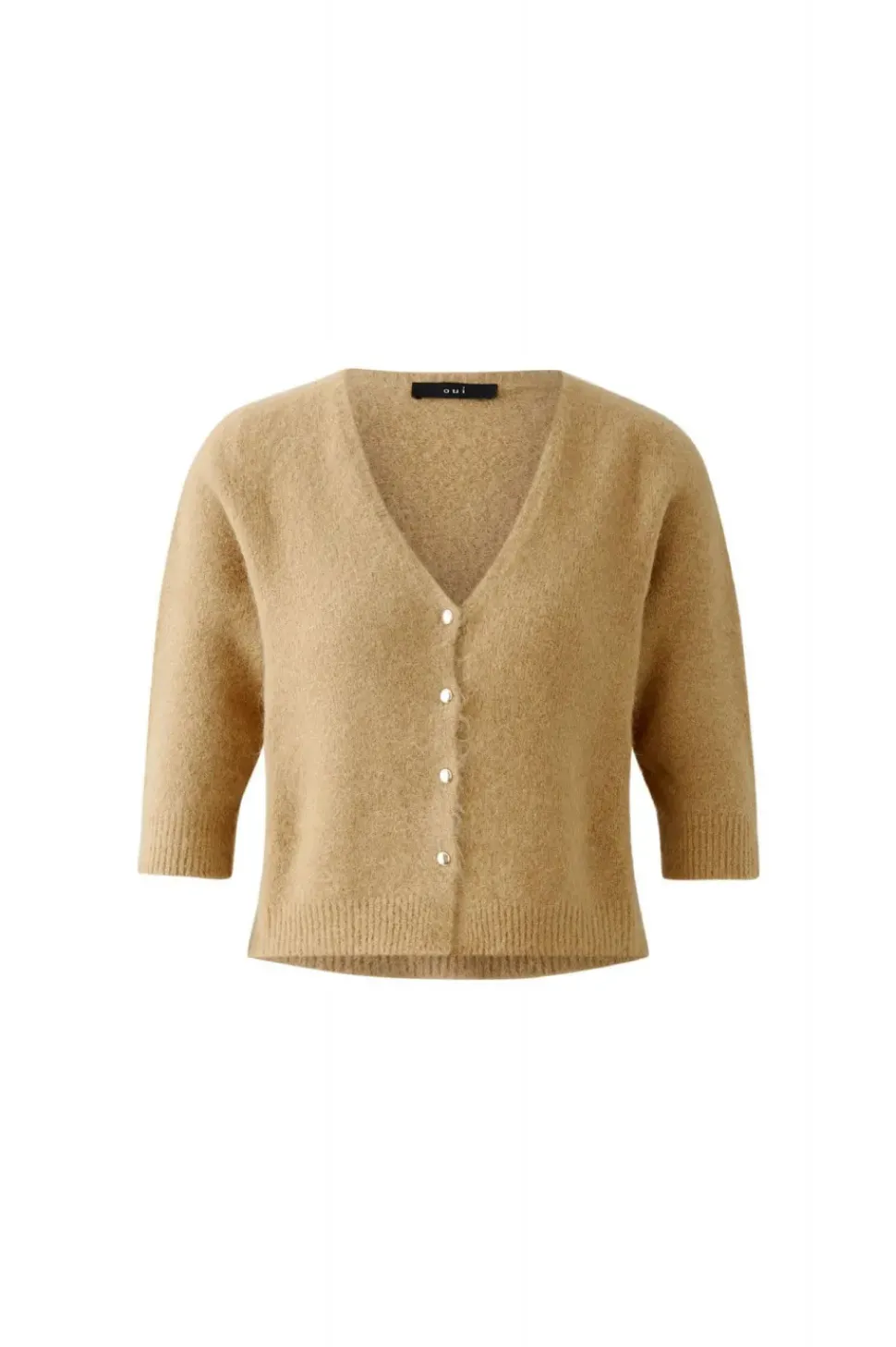 Oui Cardigan desert tan