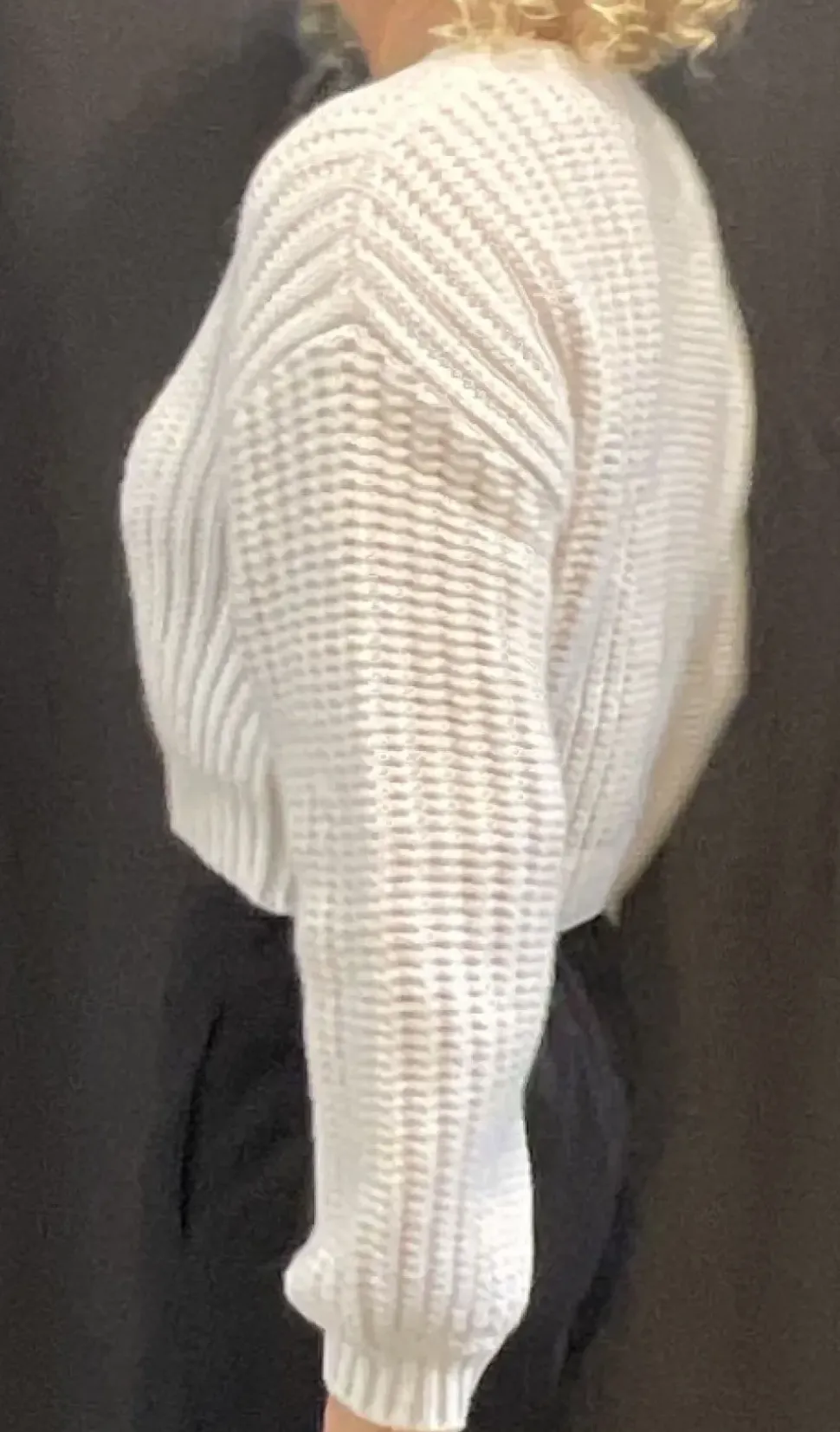 Oui Cardigan offwhite