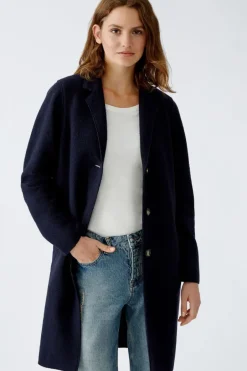 Oui Coat Mayson navy blue