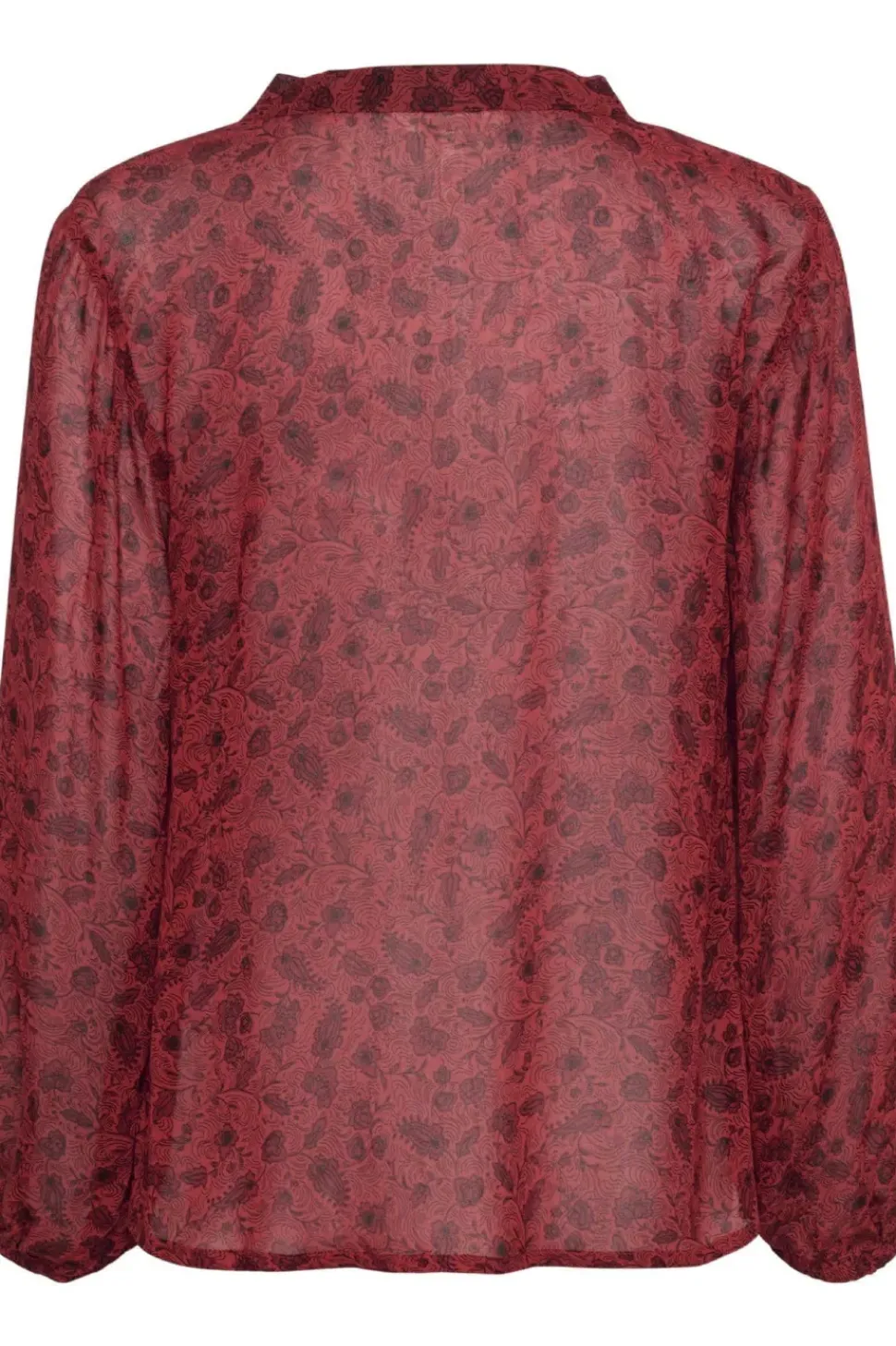 Part Two Blouse Ditte salsa leaf print