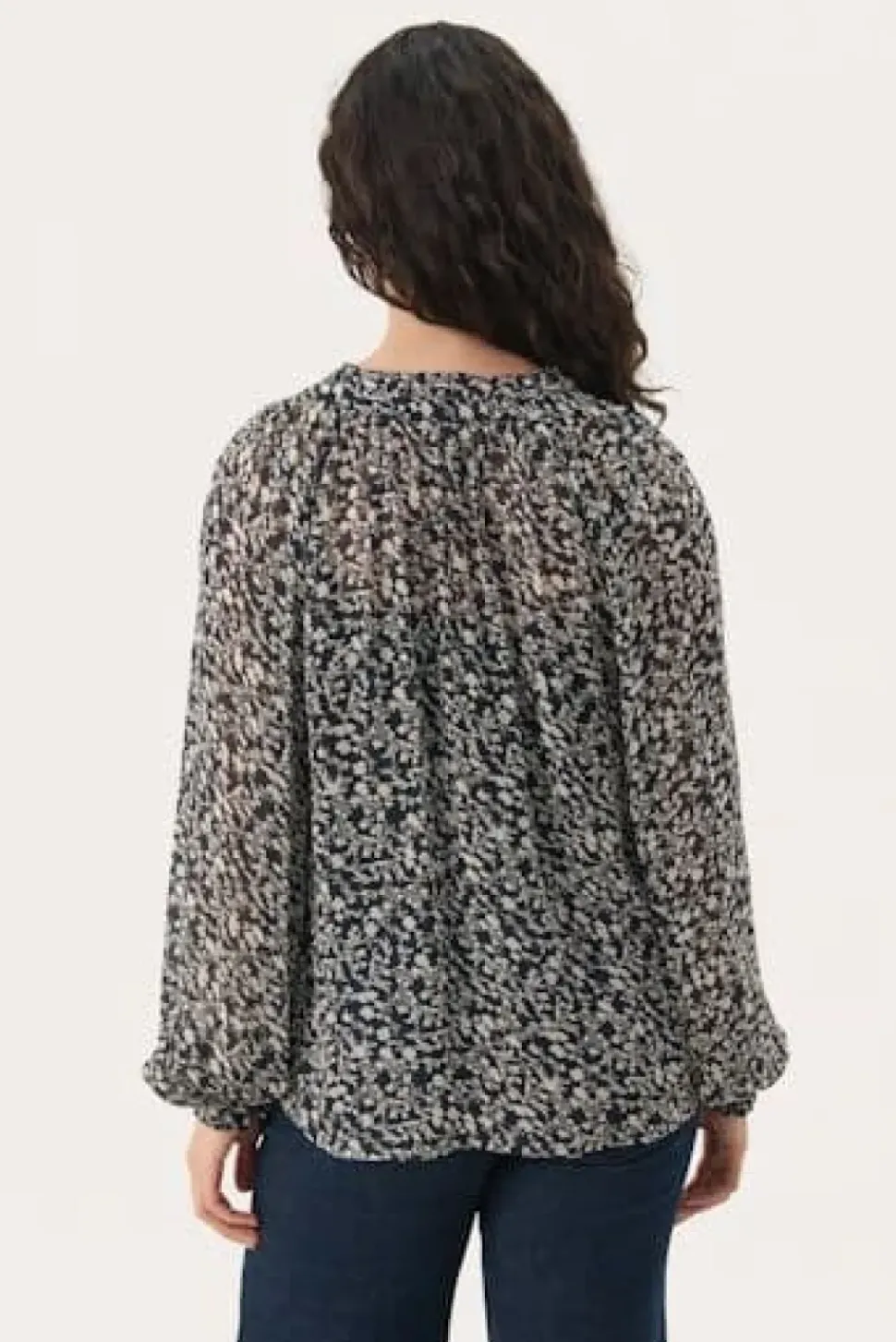 Part Two Blouse Kelsia navy print