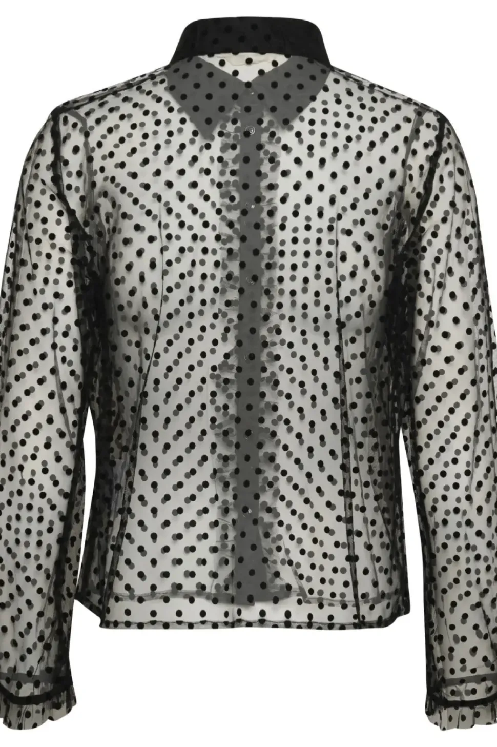 Part Two Blouse Marrike black flock dot