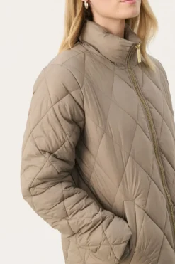 Part Two Coat Olilas desert taupe