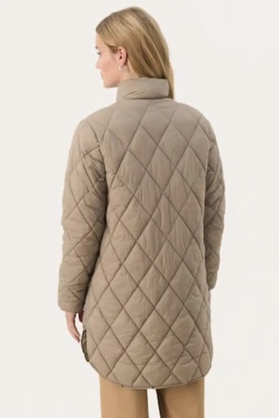 Part Two Coat Olilas desert taupe