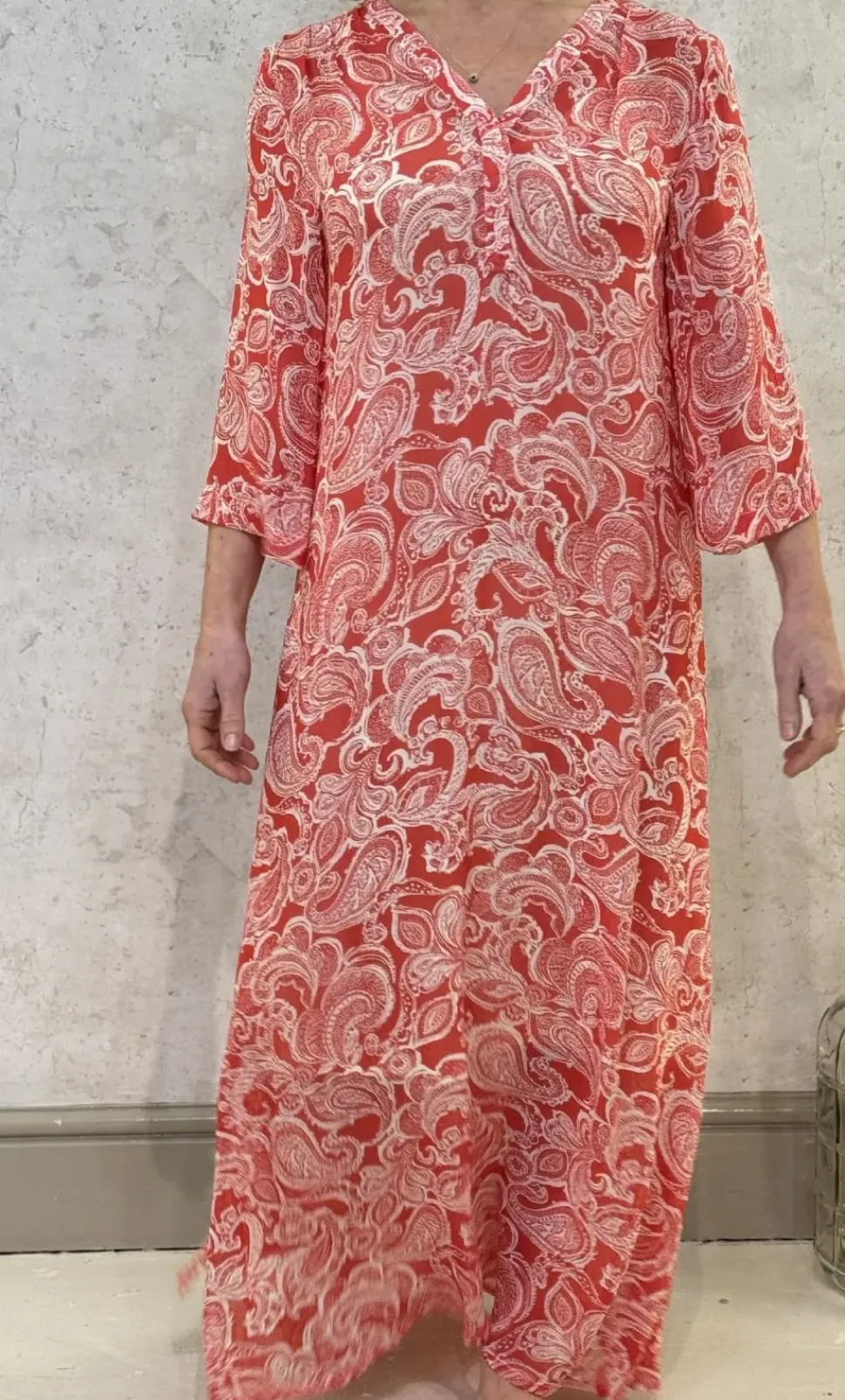 Part Two Dress Berit bittersweet paisley