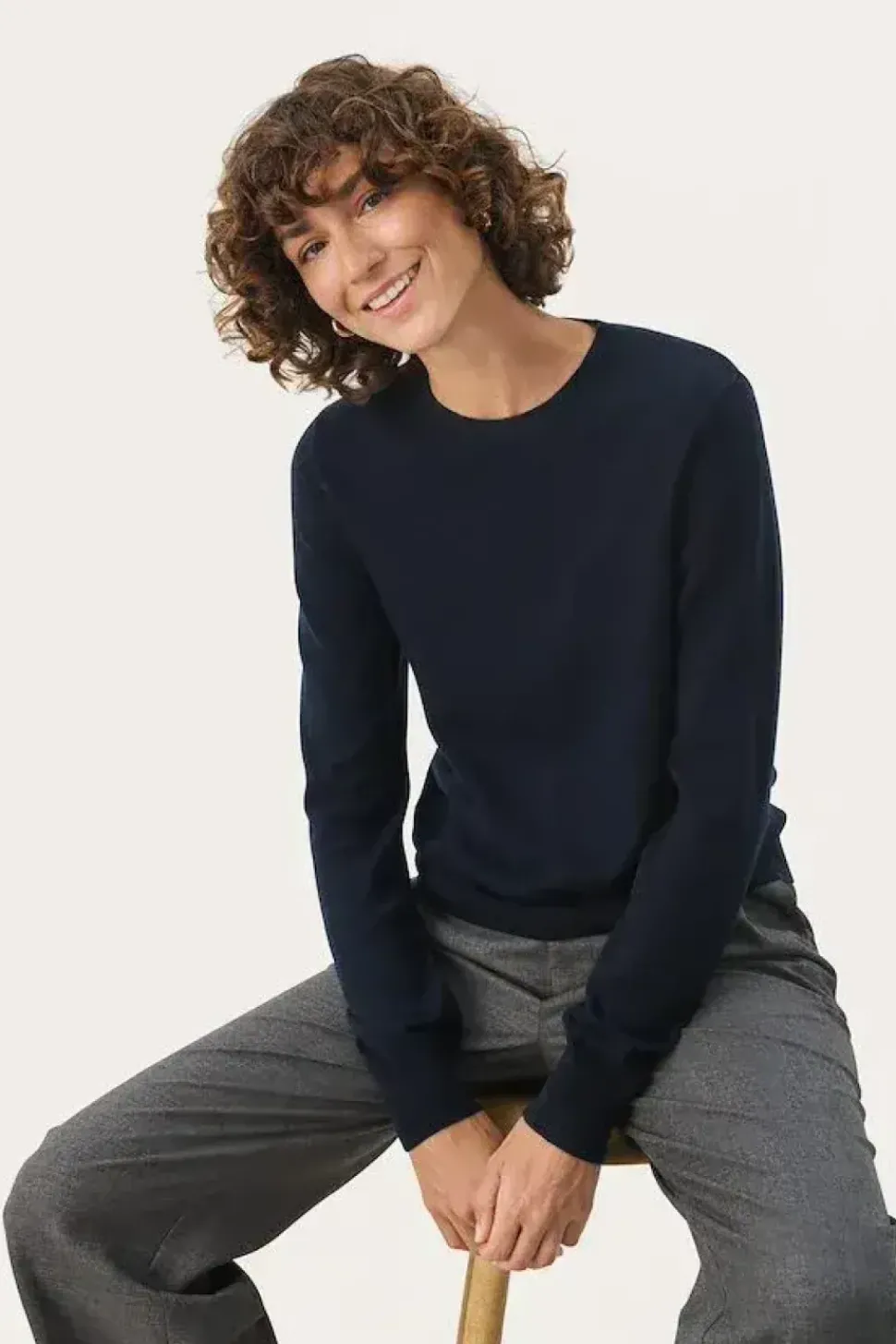 Part Two Jumper Jaylyn navy blue