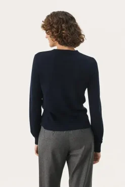 Part Two Jumper Jaylyn navy blue