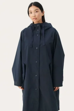 Part Two Raincoat Emmy dark navy