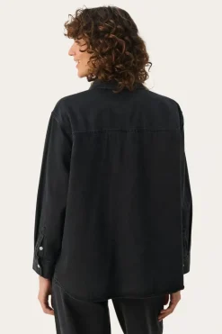 Part Two Shirt Collette washed black denim