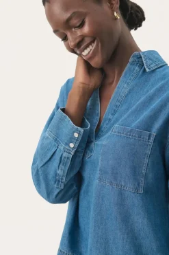 Part Two Shirt Petulla light denim