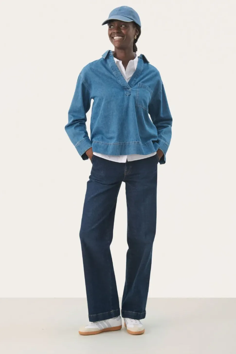 Part Two Shirt Petulla light denim