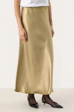 Part two Skirt Laurinas gold metallic