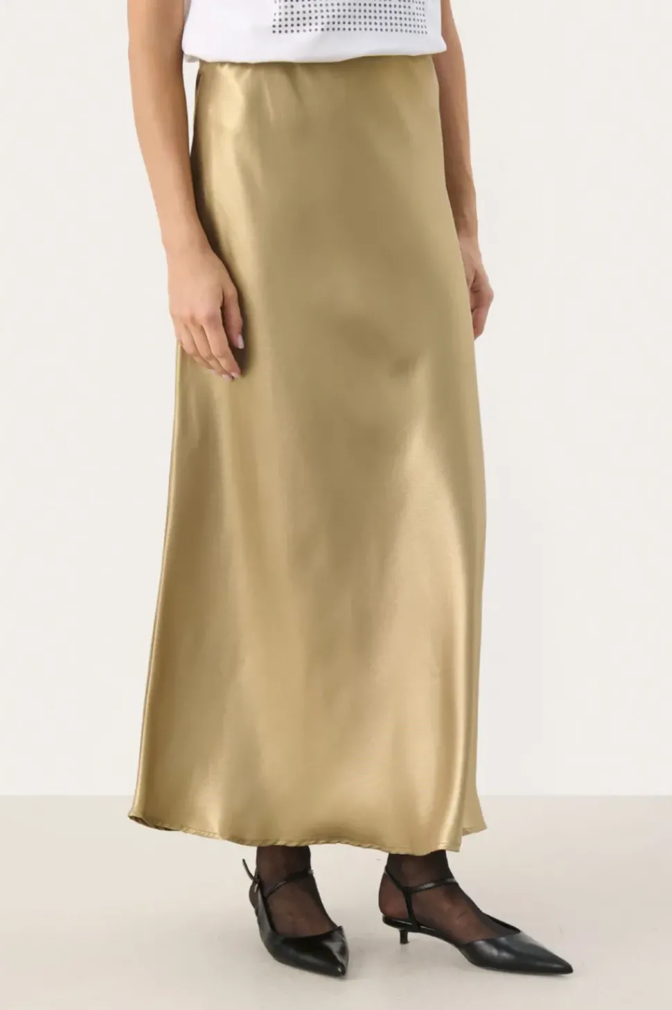 Part two Skirt Laurinas gold metallic