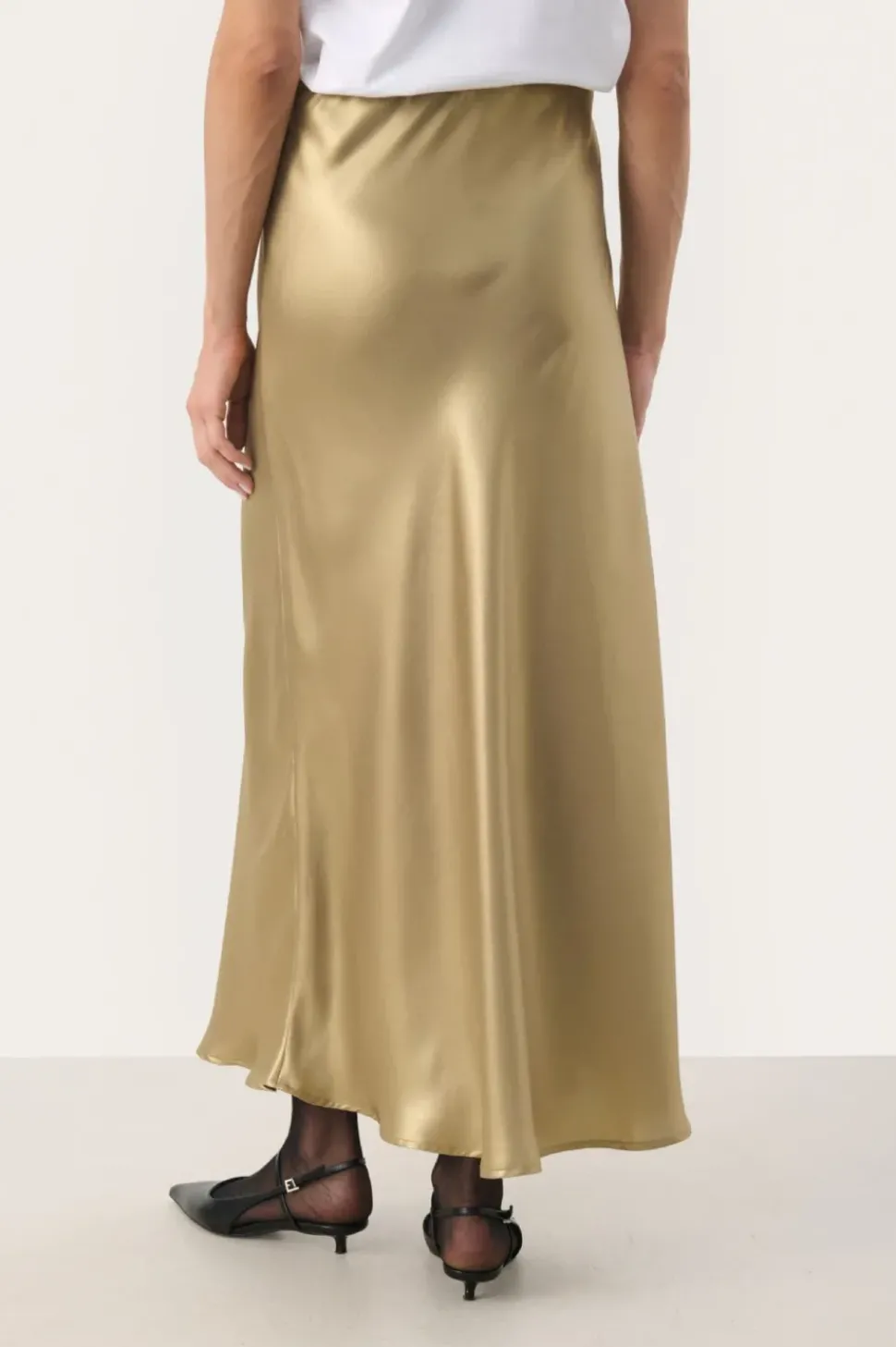 Part two Skirt Laurinas gold metallic