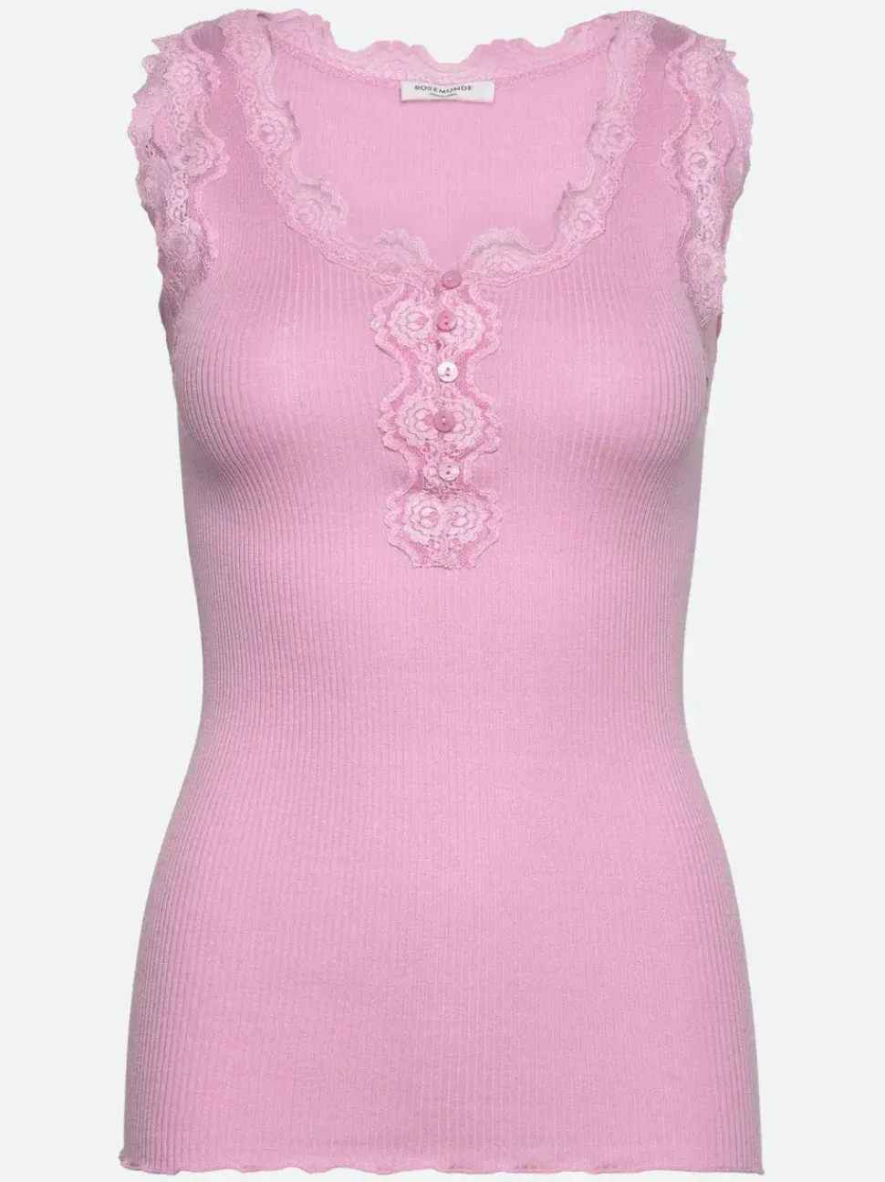 Rosemunde Button Vest prism pink