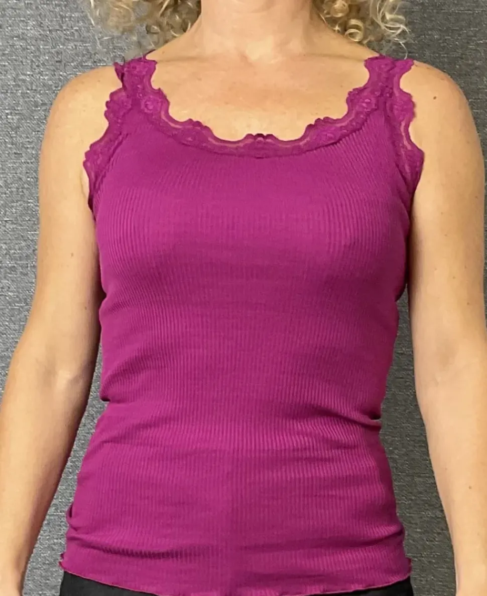 Rosemunde Vest Babette deep fuchsia