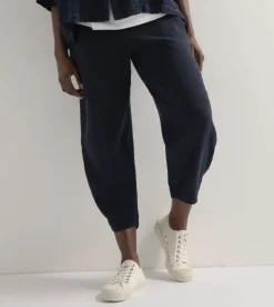 Sahara Twisted Linen Crop Bubble Trouser night